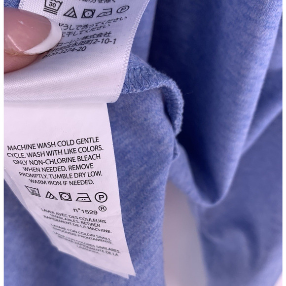 Polo Ralph Lauren Long Sleeve Polo Shirt Men's 2XLT Blue Brown Cotton Pony - Picture 7 of 9